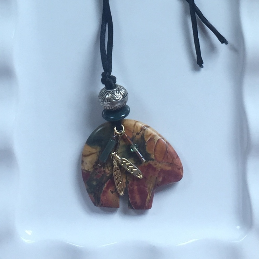 Stone Bear Pendant